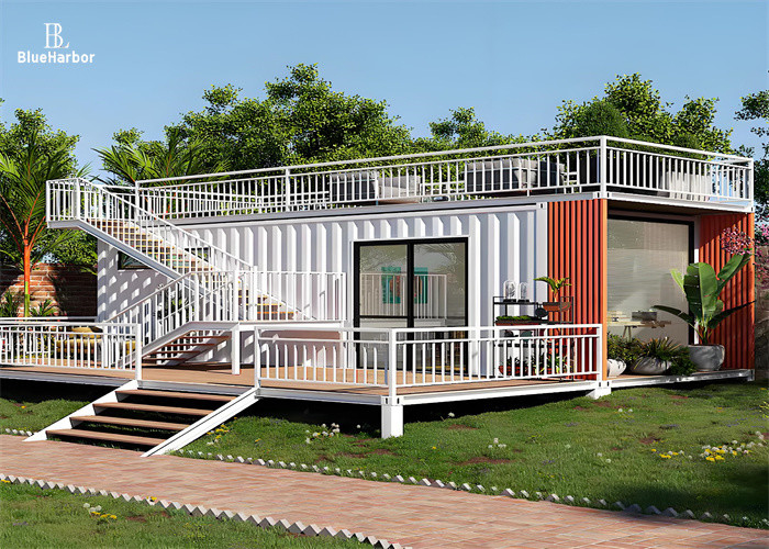 Phong cách vườn giải trí Nhà mô-đun Màu sắc và Thang cách tùy chỉnh