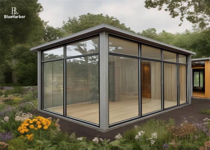 Multi Scenario Prefab Studio với cửa sổ từ sàn đến trần 20-46 m2