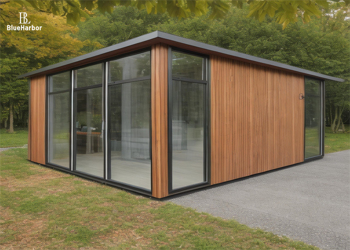 Multi Scenario Prefab Studio với cửa sổ từ sàn đến trần 20-46 m2