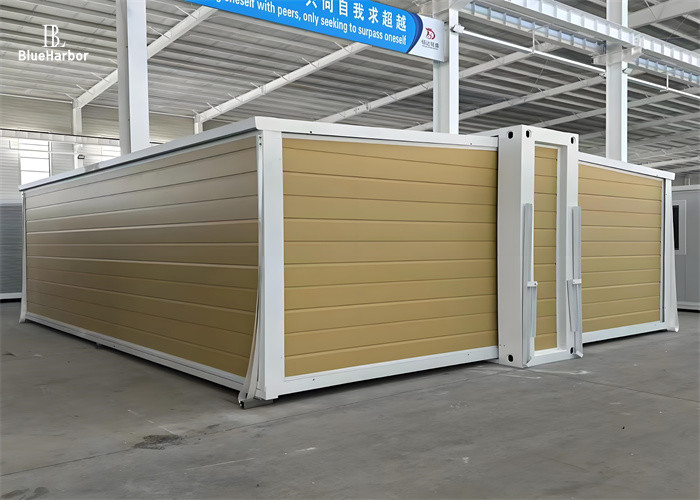 Thời trang và mở rộng 18 mét vuông đến 60 mét vuông Nhà container hai cánh phù hợp để sử dụng nhà ở