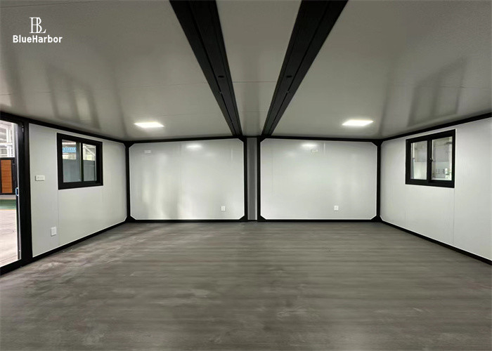 Thời trang và mở rộng 18 mét vuông đến 60 mét vuông Nhà container hai cánh phù hợp để sử dụng nhà ở