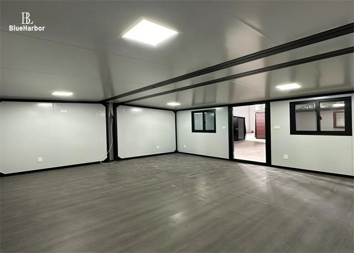 Thời trang và mở rộng 18 mét vuông đến 60 mét vuông Nhà container hai cánh phù hợp để sử dụng nhà ở